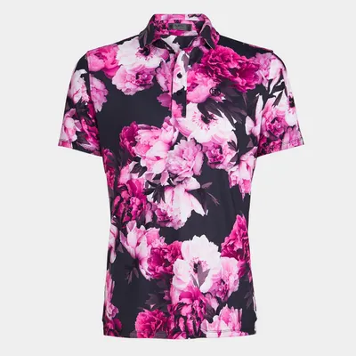 Men's Floral Short Sleeve Polo