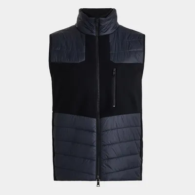 Men's Skull Plaited Full Zip Vest