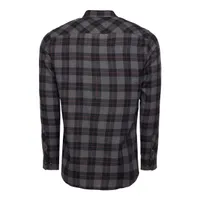 Men's Cloud Flannel Plaid Long Sleeve Shirt