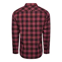 Men's Cloud Flannel Plaid Long Sleeve Shirt