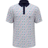 Men's Atomic Cocktail Print Short Sleeve Polo