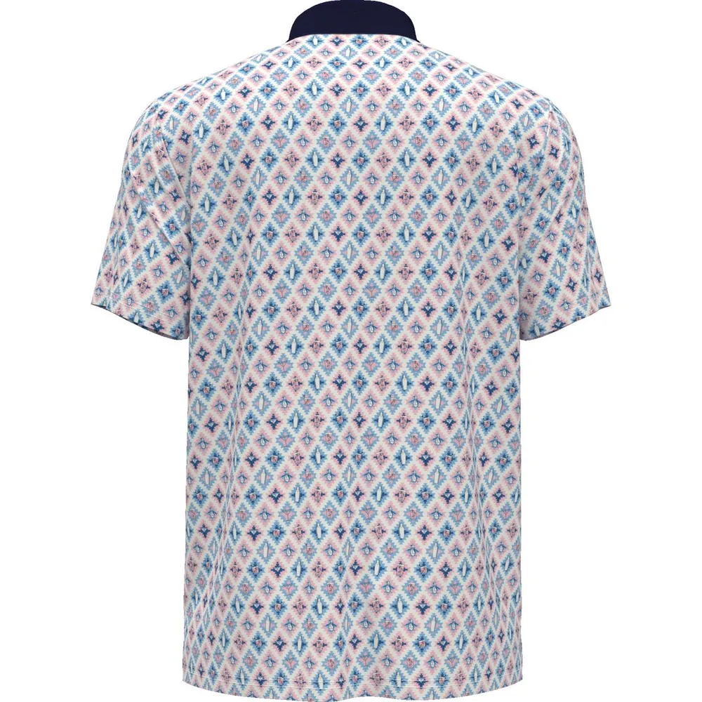 Men's Atomic Cocktail Print Short Sleeve Polo