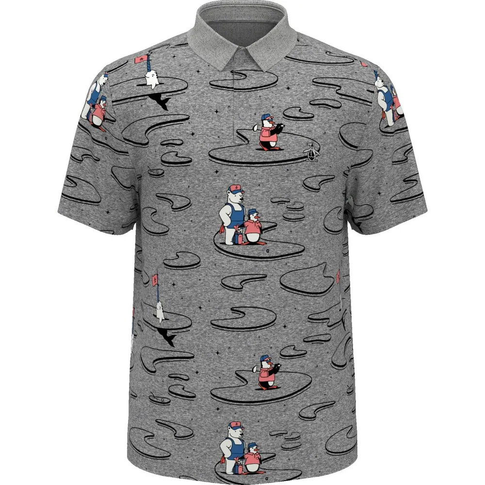 Men's Polar Pete Print Short Sleeve Polo