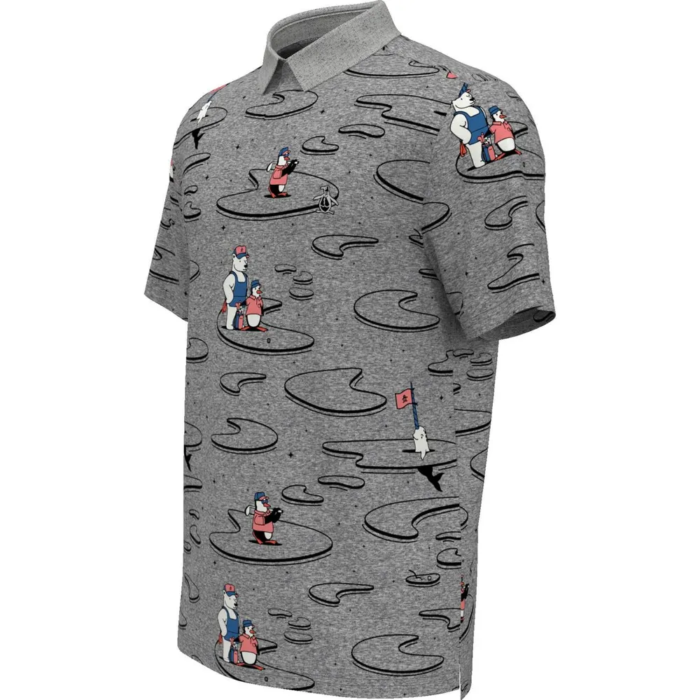 Men's Polar Pete Print Short Sleeve Polo