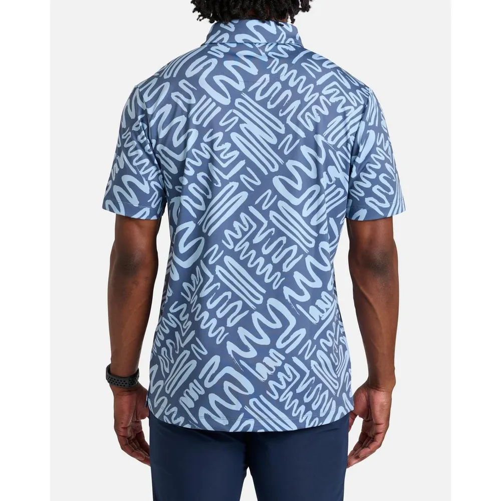 Men's Mazed and Confused Short Sleeve Polo