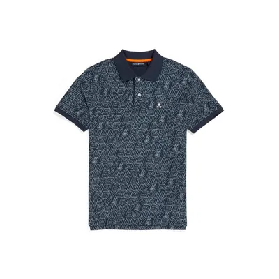 Men's Dayton Jacquard Short Sleeve Polo