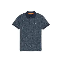 Men's Dayton Jacquard Short Sleeve Polo