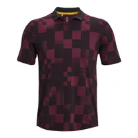 Men's Curry Printed Short Sleeve Polo