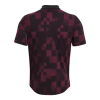 Men's Curry Printed Short Sleeve Polo