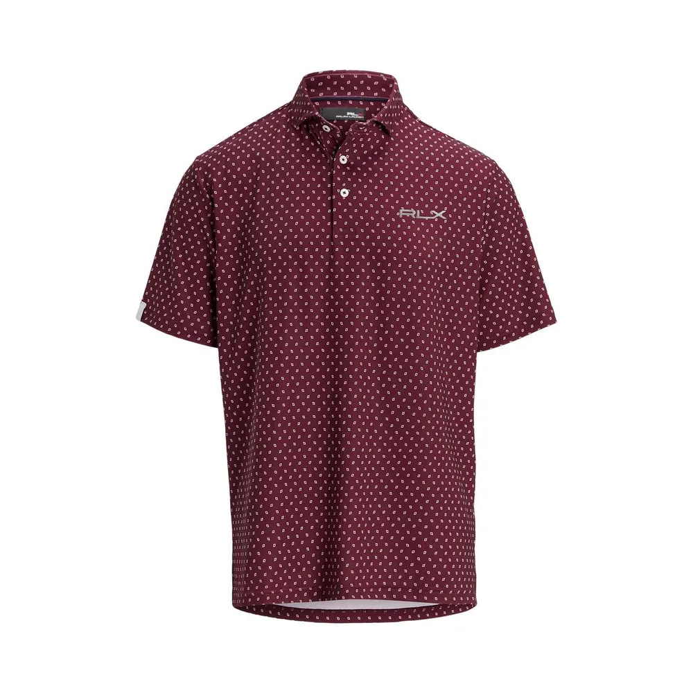 Men's Airflow Printed Short Sleeve Polo