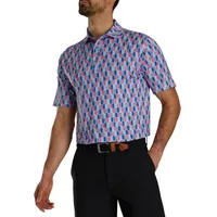 Men's Painted Tile Short Sleeve Polo