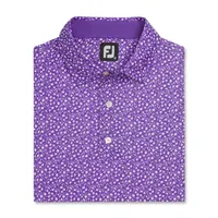 Men's Tossed Tulips Short Sleeve Polo