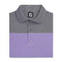 Men's End-on-End Block Short Sleeve Polo