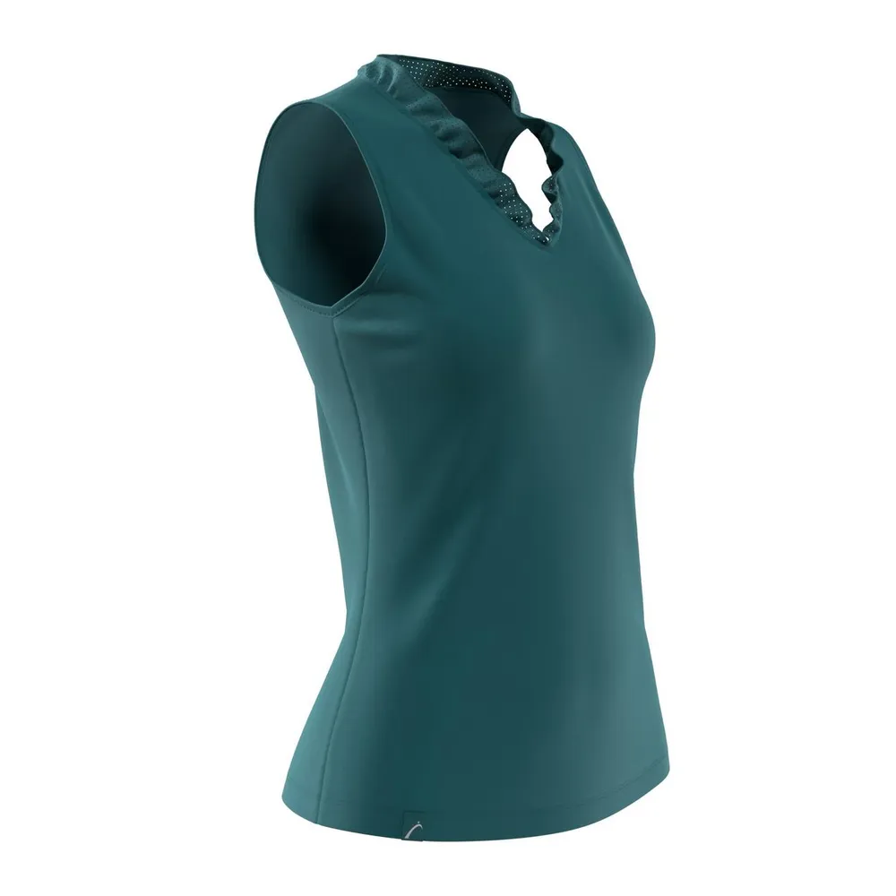 Women's Harmony V-Neck Sleeveless Polo