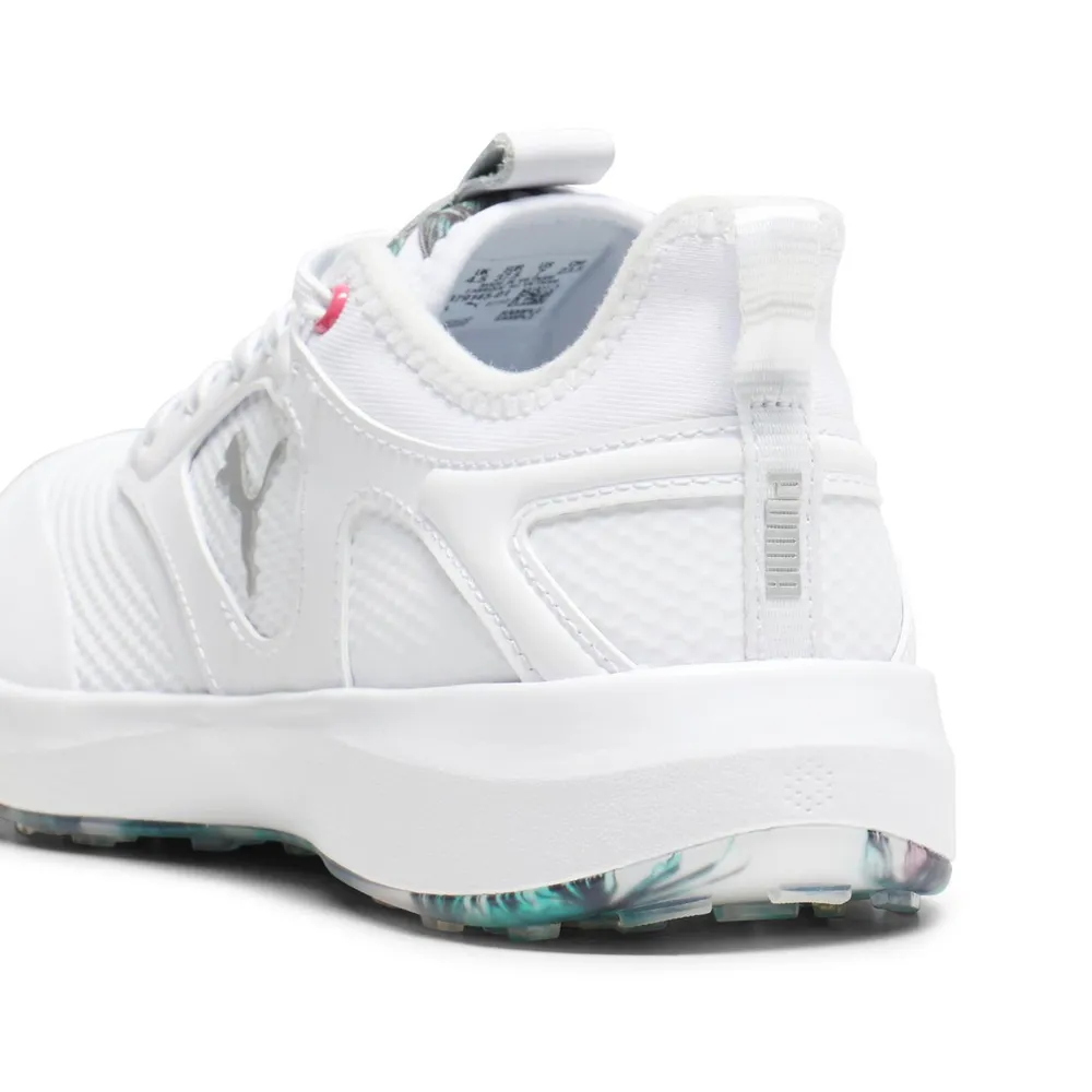 Women's Limited Edition PTC Ignite Malibu Spikeless Golf Shoe- White