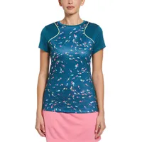 Women's Koi Print Short Sleeve Top