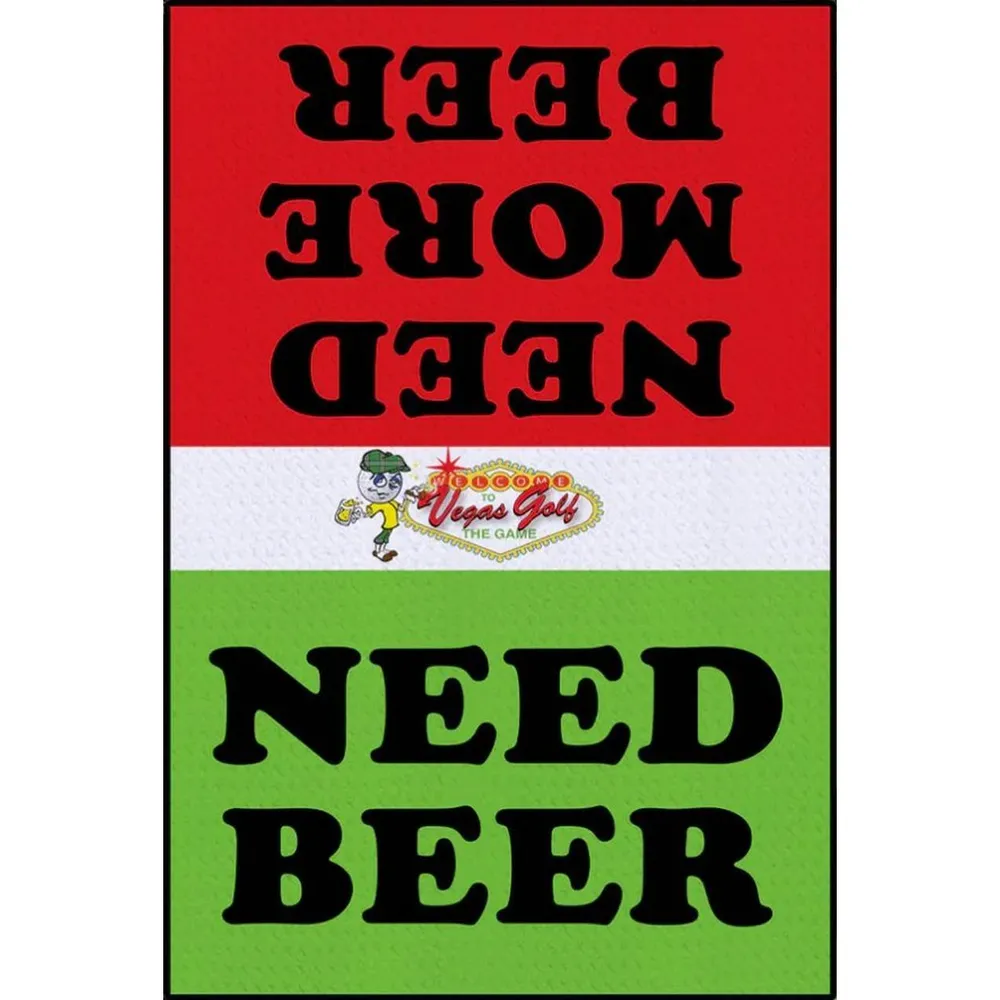 Need Beer Golf Towel