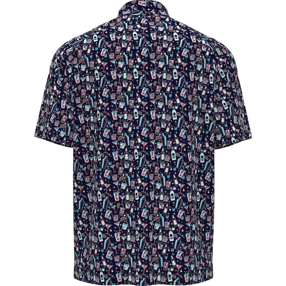 Men's 19th Hole Cocktail Short Sleeve Polo