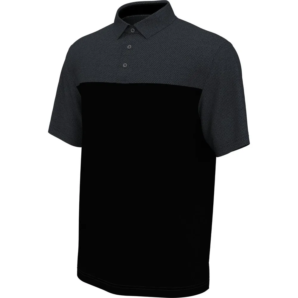 Men's Airflux Colour Block Short Sleeve Polo