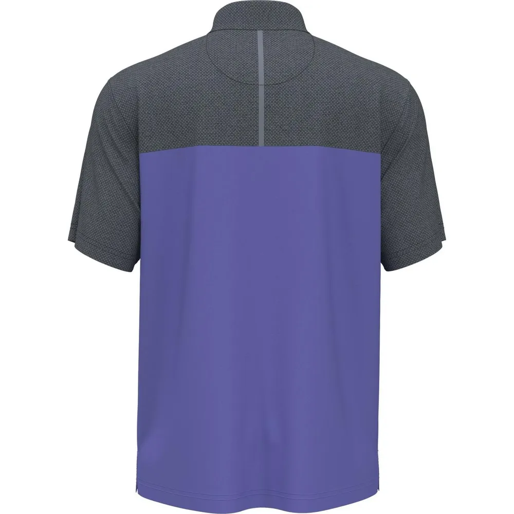 Men's Airflux Colour Block Short Sleeve Polo