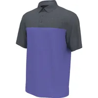 Men's Airflux Colour Block Short Sleeve Polo