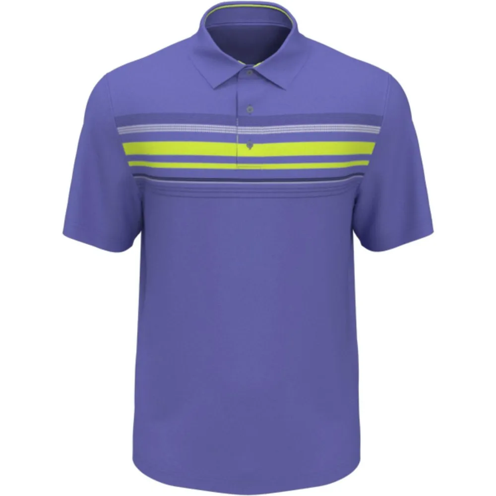 Men's Chest Stripe Short Sleeve Polo