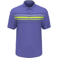 Men's Chest Stripe Short Sleeve Polo