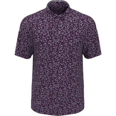 Men's Organic Texture Short Sleeve Polo