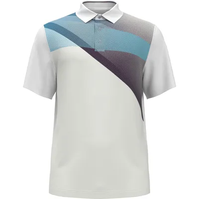 Men's Shadow Assymetric Short Sleeve Polo