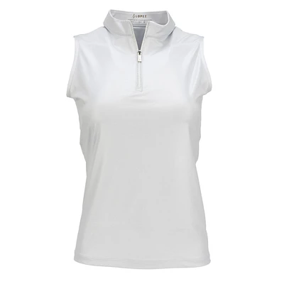 Women's Shine Sleeveless Polo Plus