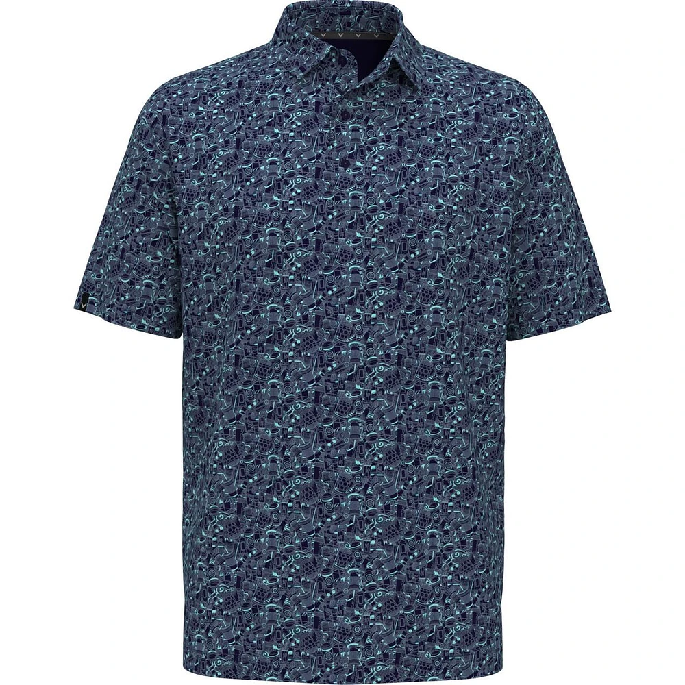 Men's Golf Course Drink Short Sleeve Polo