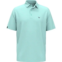 Men's Ventilated Classic Jacquard Short Sleeve Polo