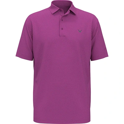 Men's Chev Jacqaurd Short Sleeve Polo