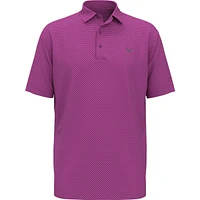 Men's Chev Jacqaurd Short Sleeve Polo