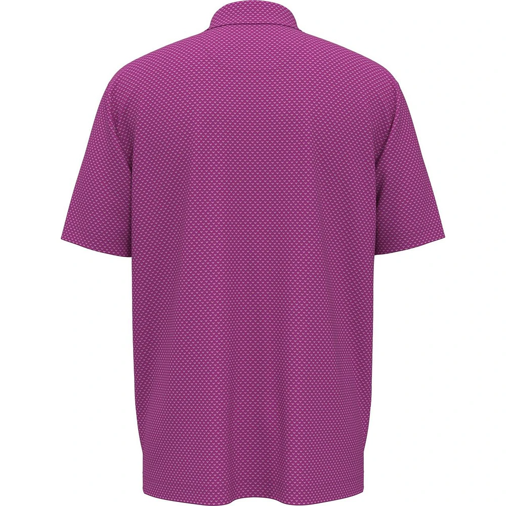 Men's Chev Jacqaurd Short Sleeve Polo