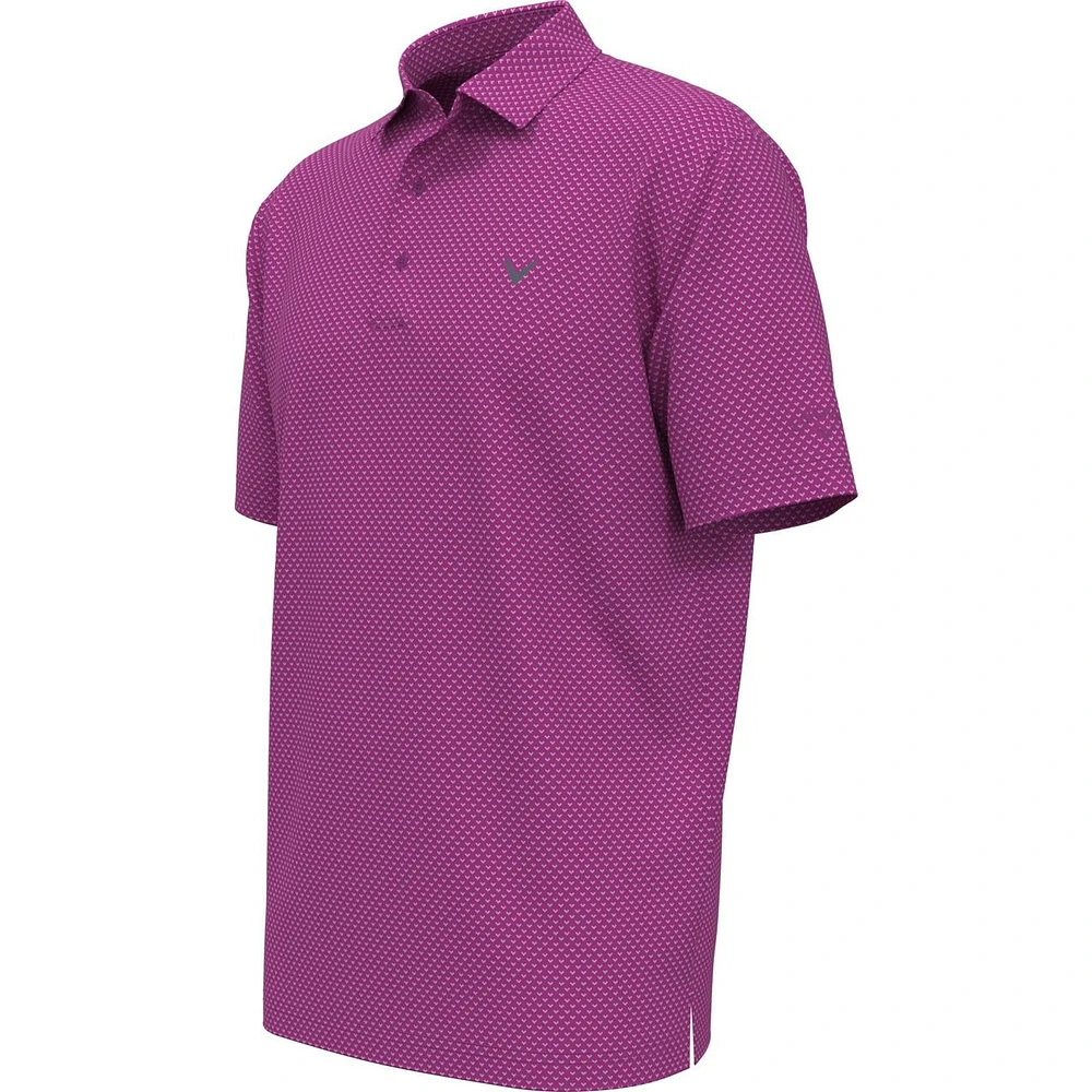 Men's Chev Jacqaurd Short Sleeve Polo