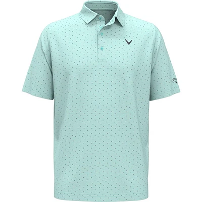 Men's Pro Spin All Over Chev Short Sleeve Polo