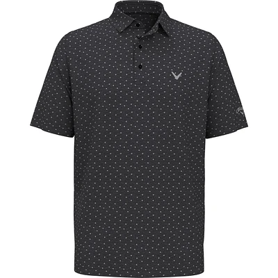 Men's Pro Spin All Over Chev Short Sleeve Polo