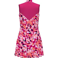 Women's Geometric Floral Sleeveless Dress