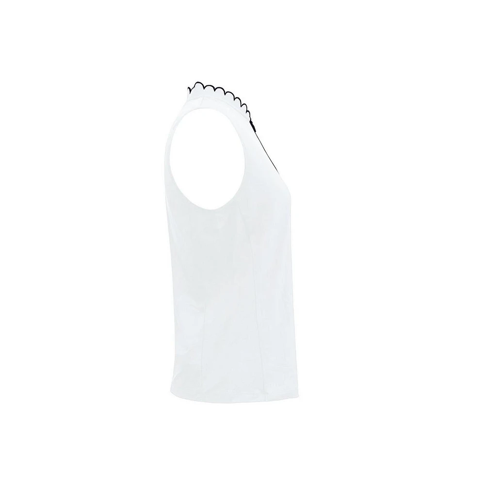 Women's Velocity Scalloped Sleeveless Top