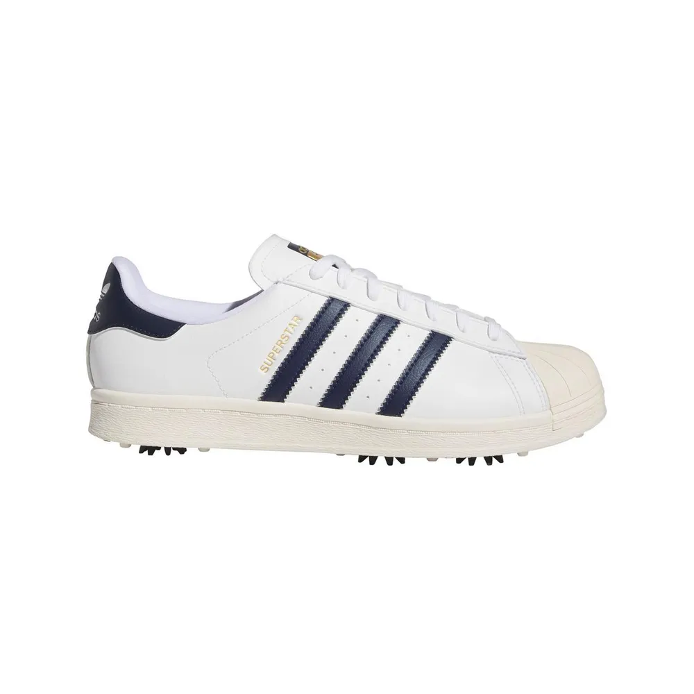 Men's Superstar Spiked Golf Shoe - White/Navy