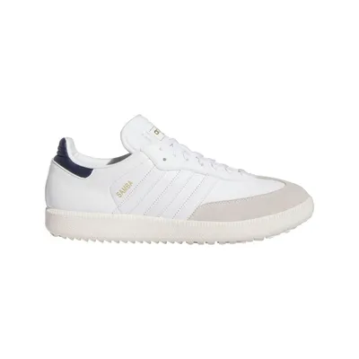 Men's Samba Spiked Golf Shoe - White/Off-White