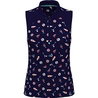 Women's Summer Fun Sleeveless Polo