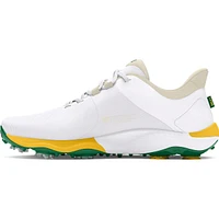 Limited Edition - Men's Drive Pro Spiked Golf Shoe - White/Green/Yellow