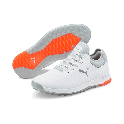 Men's PROADAPT Alphacat Spikeless Golf Shoe - White (Wide)