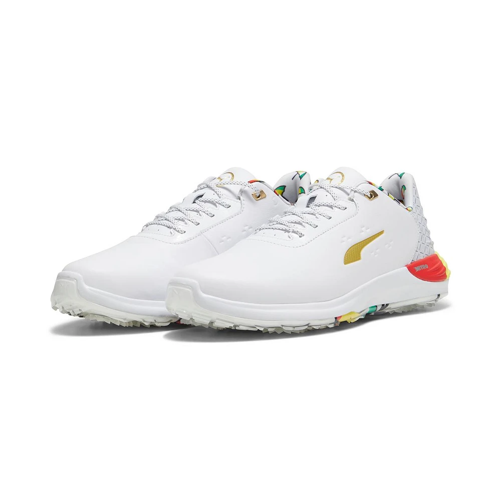 Men's AP Phantomcat Nitro Spikeless Golf Shoe - White/Gold