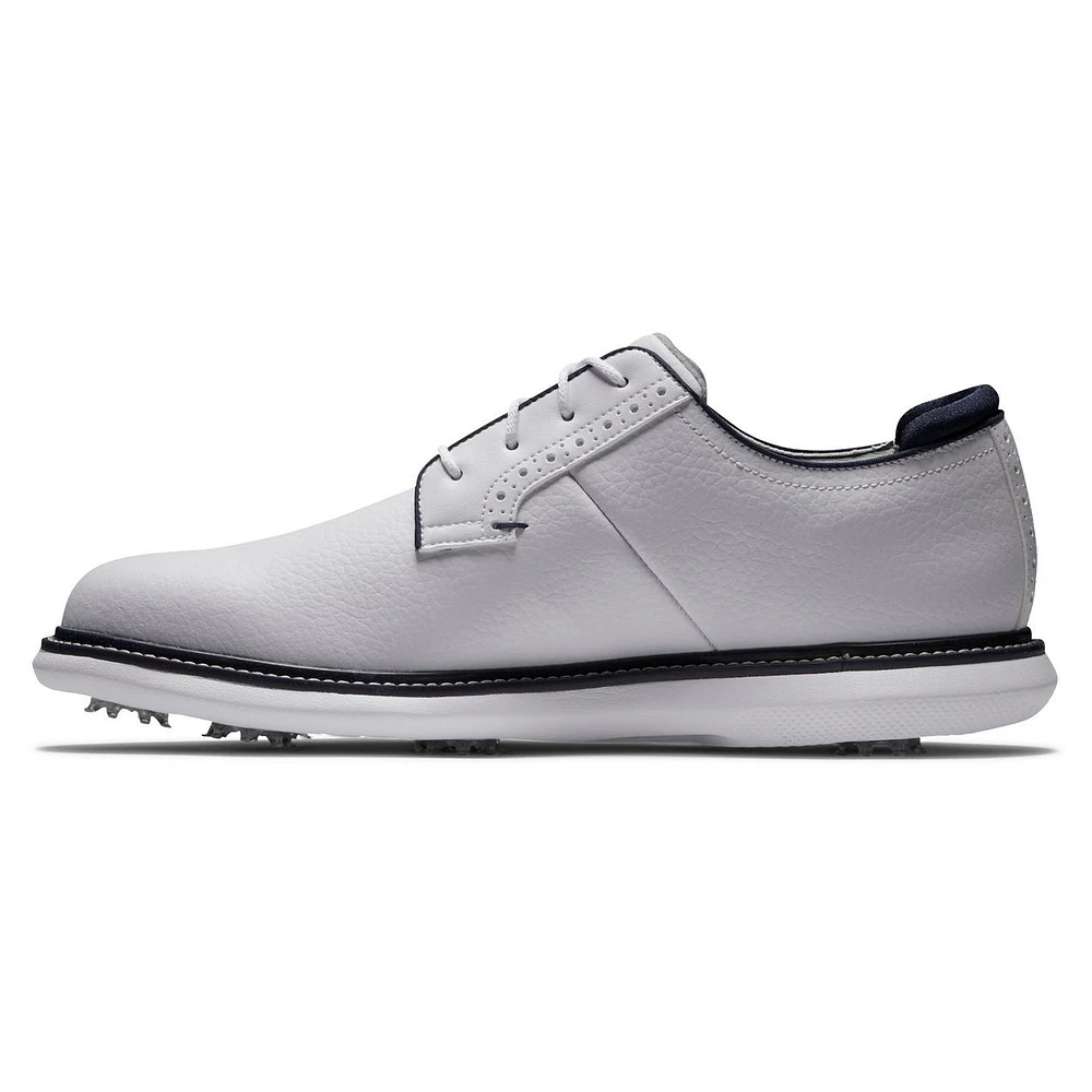 Men's Traditions Blucher Spiked Golf Shoe - White