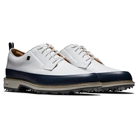 Men's Premiere Series Field LX Spiked Golf Shoe - White/Navy