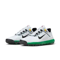 Tiger Woods '13 Spiked Golf Shoe - White/Black/Green