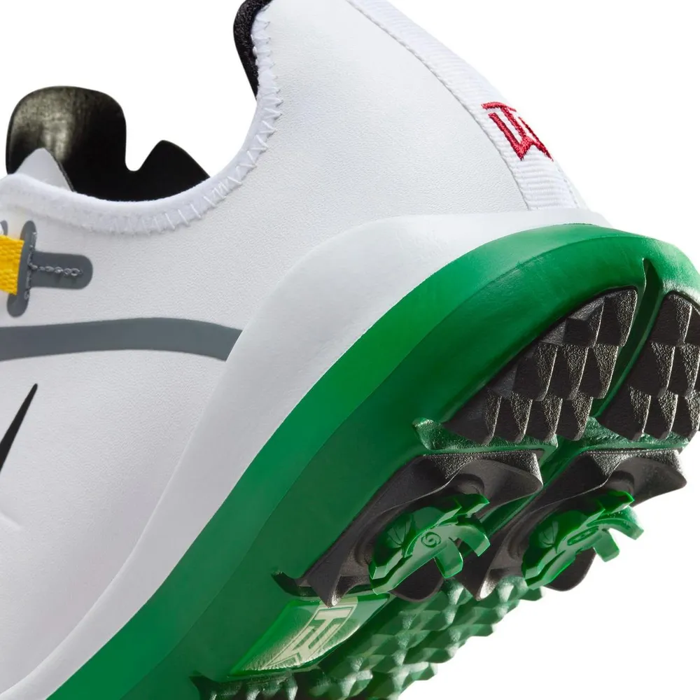 Tiger Woods '13 Spiked Golf Shoe - White/Black/Green